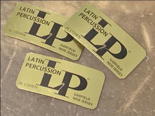 Latin percussion plates or - lp,